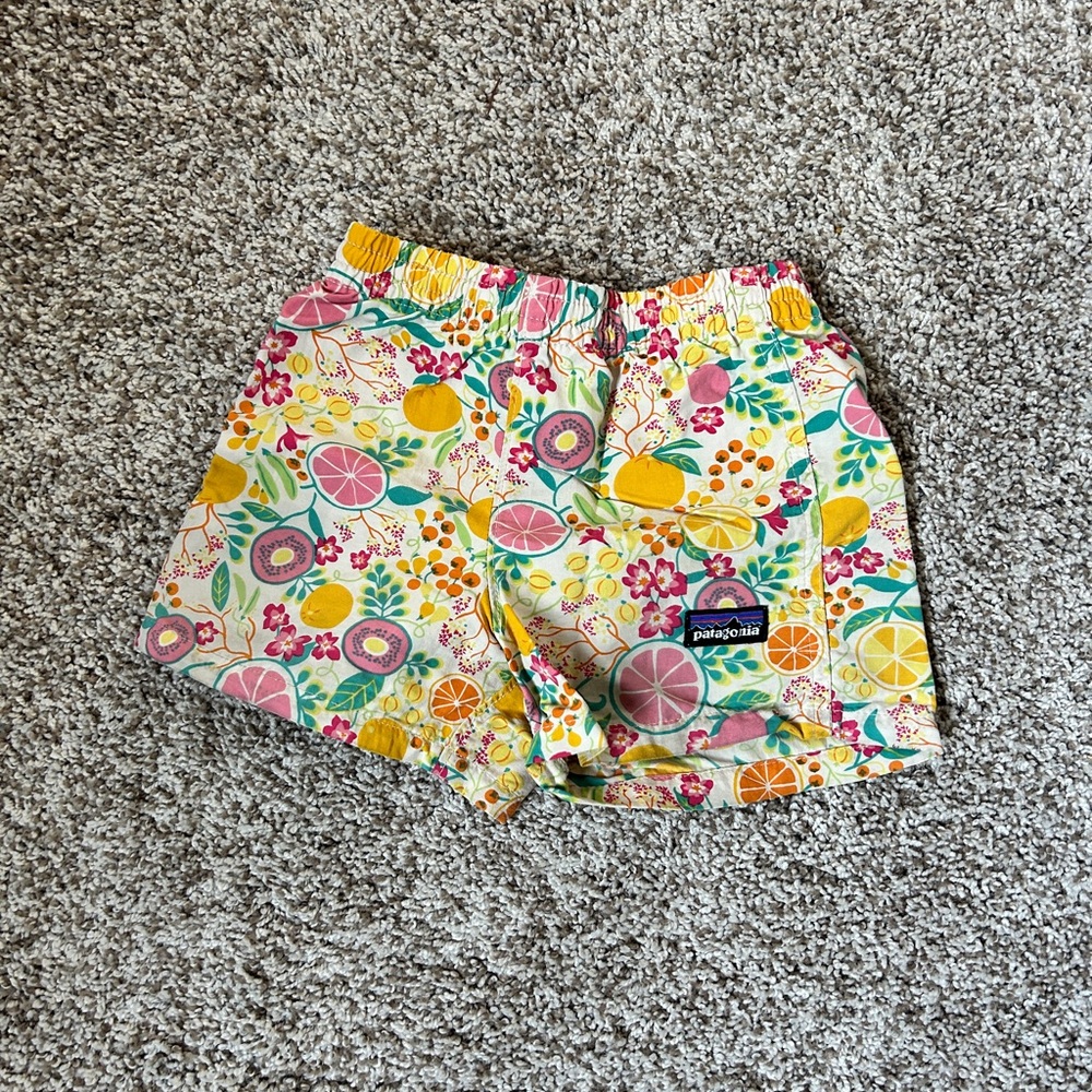 Patagonia Kids Floral Print Shorts - Multicolor